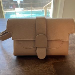 Senreve Aria Belt Bag - Like new - Mimosa Latte - Includes gold chain add on